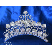 Rhinestone casamento tiara pente (GWST12-017)